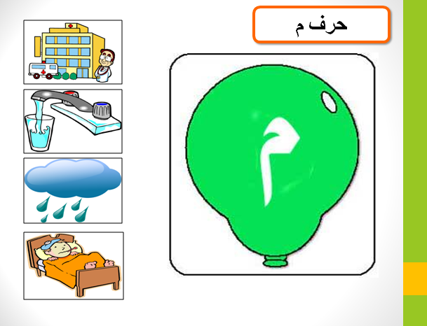 تلوين حرف الميم - رسومات حرف الميم للاطفال 714 1