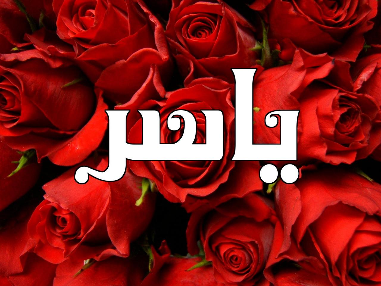 دلع اسمك فى صورة - صور اسم ياسر 3137 8