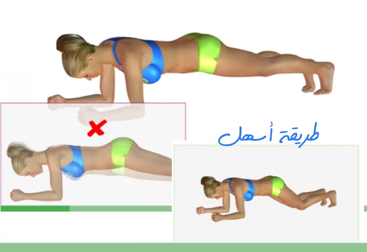 اسهل تمارين للتخلص من الكرش , طرق حرق دهون البطن والكرش