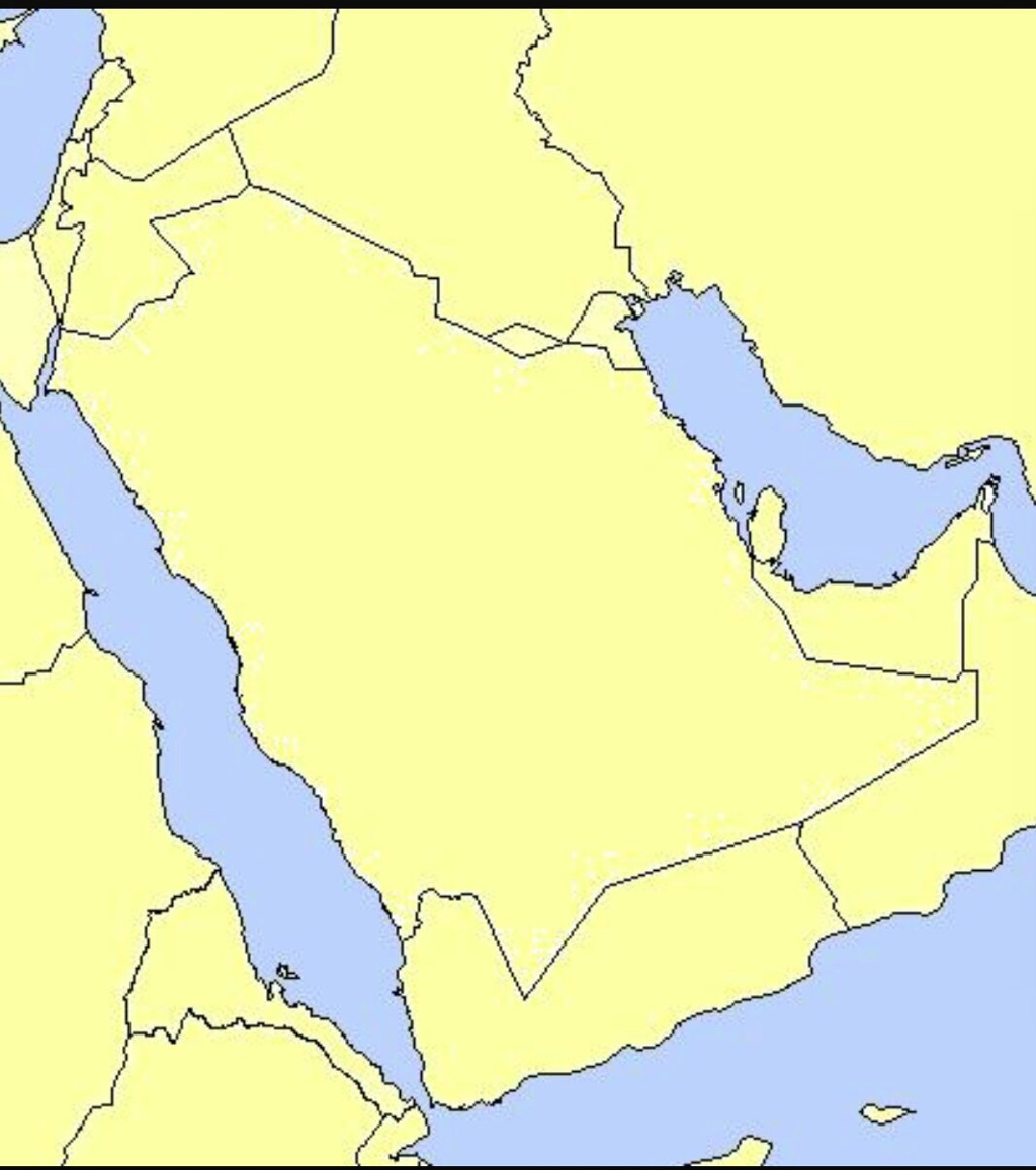 خريطة صماء للمملكة العربية السعودية - اهم صور الخرائط الصماء للملكة العربية السعودية 6324 8