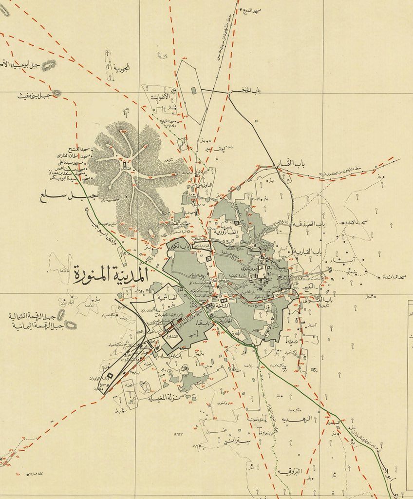 خريطة توضح احياء المدينة المنورة - ثانى اقدس مكان بالارض 2031 5