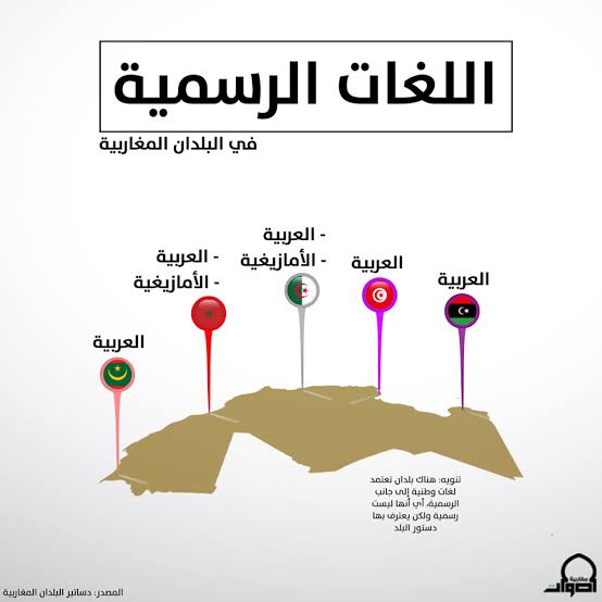 لغة رسمية في المغرب بعد العربية من 8 حروف - المغرب وتعدد اللغات 449